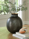 Woody Vase - Pewter/Gold Finish (A2000844)