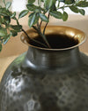 Woody Vase - Pewter/Gold Finish (A2000844)