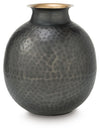 Woody Vase - Pewter/Gold Finish (A2000844)