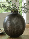 Woody Vase - Pewter/Gold Finish