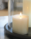 Saskia Candle Holder - Clear/Black