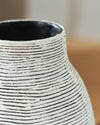 Girtha Vase - Antique White/Black
