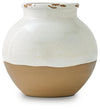 Vercott Vase - Cream/Tan (A2000956)
