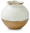 Vercott Vase - Cream/Tan