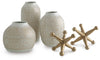 Vinburn Accessory Set (Set of 5) - White/Gold Finish
