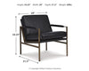 Puckman Accent Chair - Black