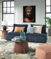 Bales 2-Piece Modular Seating - Navy