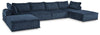 Bales 6-Piece Modular Seating - Navy