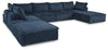 Bales 7-Piece Modular Seating - Navy