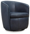 Kierreys Swivel Accent Chair - Ocean