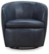Kierreys Swivel Accent Chair - Ocean