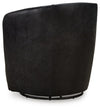 Kierreys Swivel Accent Chair - Midnight