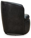 Kierreys Swivel Accent Chair - Midnight