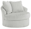 Gramwell Swivel Accent Chair - Alloy