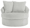 Gramwell Swivel Accent Chair - Alloy