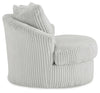 Gramwell Swivel Accent Chair - Alloy
