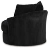 Gramwell Swivel Accent Chair - Onyx