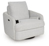 Alainmont Next-Gen Nuvella Swivel Power Recliner