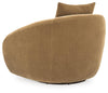 Yahya Swivel Accent Chair - Camel