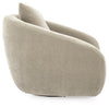 Yahya Swivel Accent Chair - Pebble