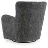 Rowenburg Swivel Glider Accent Chair - Heather Charcoal