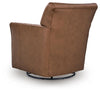 Braydunn Swivel Glider Accent Chair - Caramel