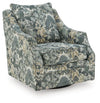 Gubbins Swivel Accent Chair - Blue/Green/Yellow