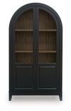 Dagandale Accent Cabinet - Black/Natural