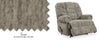 Recliner Big Man Zero Wall Gunmetal
