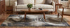 Rug Brown/Cream/Grey Alloy 5' X 8'