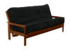 Albany Moon Glider Futon Frame — Black Walnut