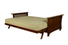 Alexa Studio Sleeper — Full / Black Walnut / #8000 Monte Toro Pistachio Mattress