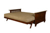 Alexa Studio Sleeper — Full / Black Walnut / #8000 Natural Beauty Taupestone Mattress