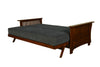 Alexa Studio Sleeper — Full / Black Walnut / #8000 Taber Indigo Mattress