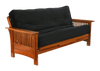 Autumn Moon Glider Futon Frame — Cherry