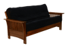 Autumn Moon Glider Futon Frame — Black Walnut