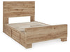 Hyanna Full Panel Bed with 2 Side Storage