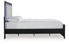 Maeling Queen Upholstered Panel Bed