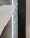 Maeling King Upholstered Panel Bed - Black