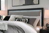Maeling King Upholstered Panel Bed - Black