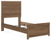 Broachmyn Twin Panel Bed - Auburn