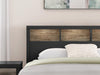 Broachmyn Lighted King Bookcase Headboard