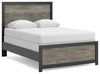 Broachmyn Full Panel Bed - Black/Gray