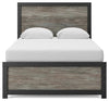 Broachmyn Full Panel Bed - Black/Gray