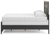 Broachmyn Full Panel Bed - Black/Gray