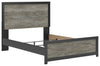 Broachmyn Queen Panel Bed - Black/Gray