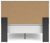 Broachmyn Queen Panel Bed - Black/Gray