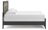 Broachmyn King Panel Bed - Black/Gray