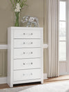Maeling Chest of Drawers - White