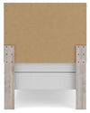 Broachmyn Twin Panel Bed - Gray